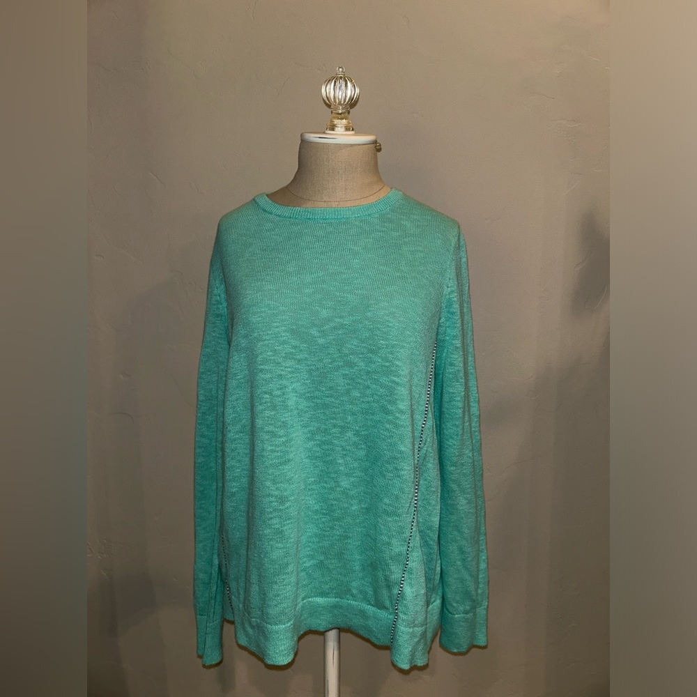 Vineyard Vines Linen Sweater with Seersucker